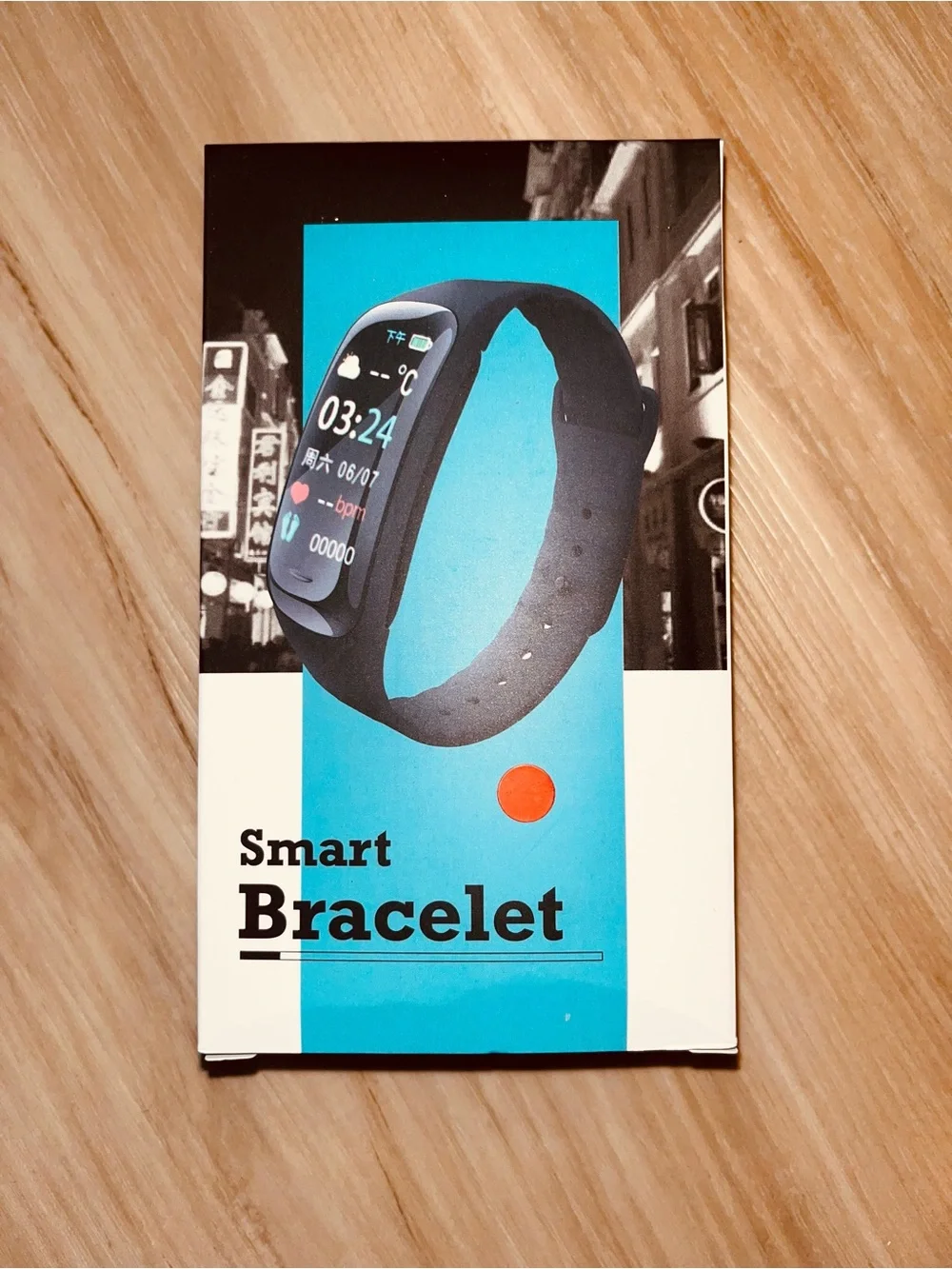 Smart Bracelet Fitness Tracker - Black
